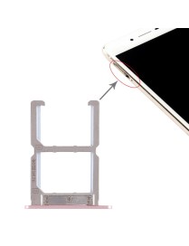 For Vivo X6S 2 x SIM Card Tray (Rose Gold)