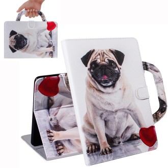 Dog Pattern Horizontal Flip Leather Case for Galaxy Tab A 10.1 (2019) T510 / T515, with Holder & Card Slot & Wallet