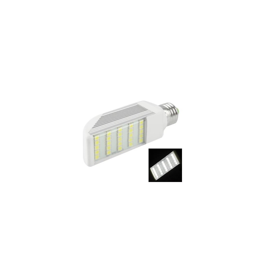 E27 6W 540LM LED Transverse Light Bulb, 25 LED 5050 SMD, White Light, AC 85V-265V