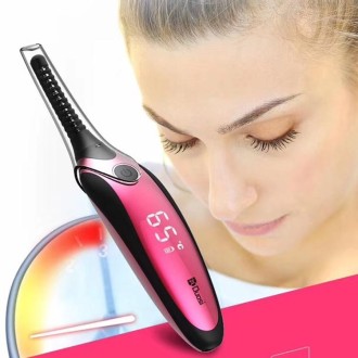 Duosi DY-102 Portable Pen Style Heated Long-Lasting Electric Ironing   Eyelash Curler USB Rechargeable Electric Heated Makeup   