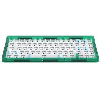 Hot Swap Shaft Wired RGB Back Light Customized Mechanical Keyboard Kit(Green Transparent)