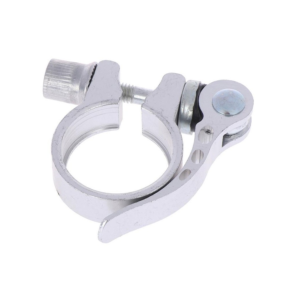 5 PCS Bicycle Accessories Quick Release Clip Road Bike Seatpost Clamp, Size: 34.9mm(Silver)