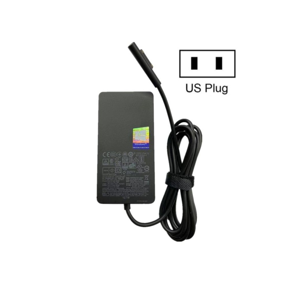 For Microsoft Surface Book 3 1932 127W 15V 8A  AC Adapter Charger, The plug specification:US Plug