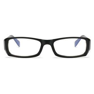 Anti Blue Rays Goggles Glasses Men Women Radiation Resistant Glasses Frame Computer Transparent Blue Film Eyeglasses(Black)