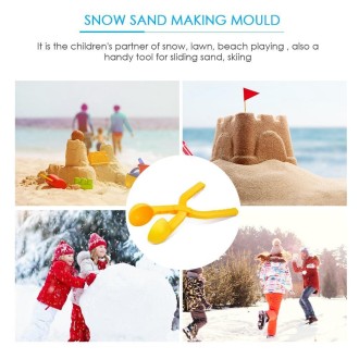 Sand Mold Tool Snow Ball Maker Funny Outdoor Sport Beach Toy, Random Color(Football)