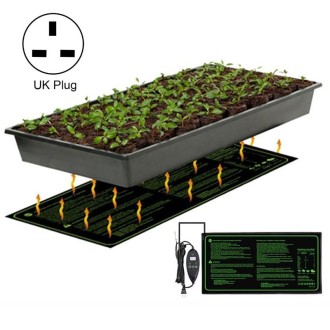 20 x 10 inch Digital Display Seedling Heating Pad With Timed Temperature Adjustment(UK Plug 240V)