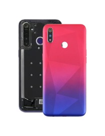 For OPPO Realme 3 Battery Back Cover (Red + Blue)