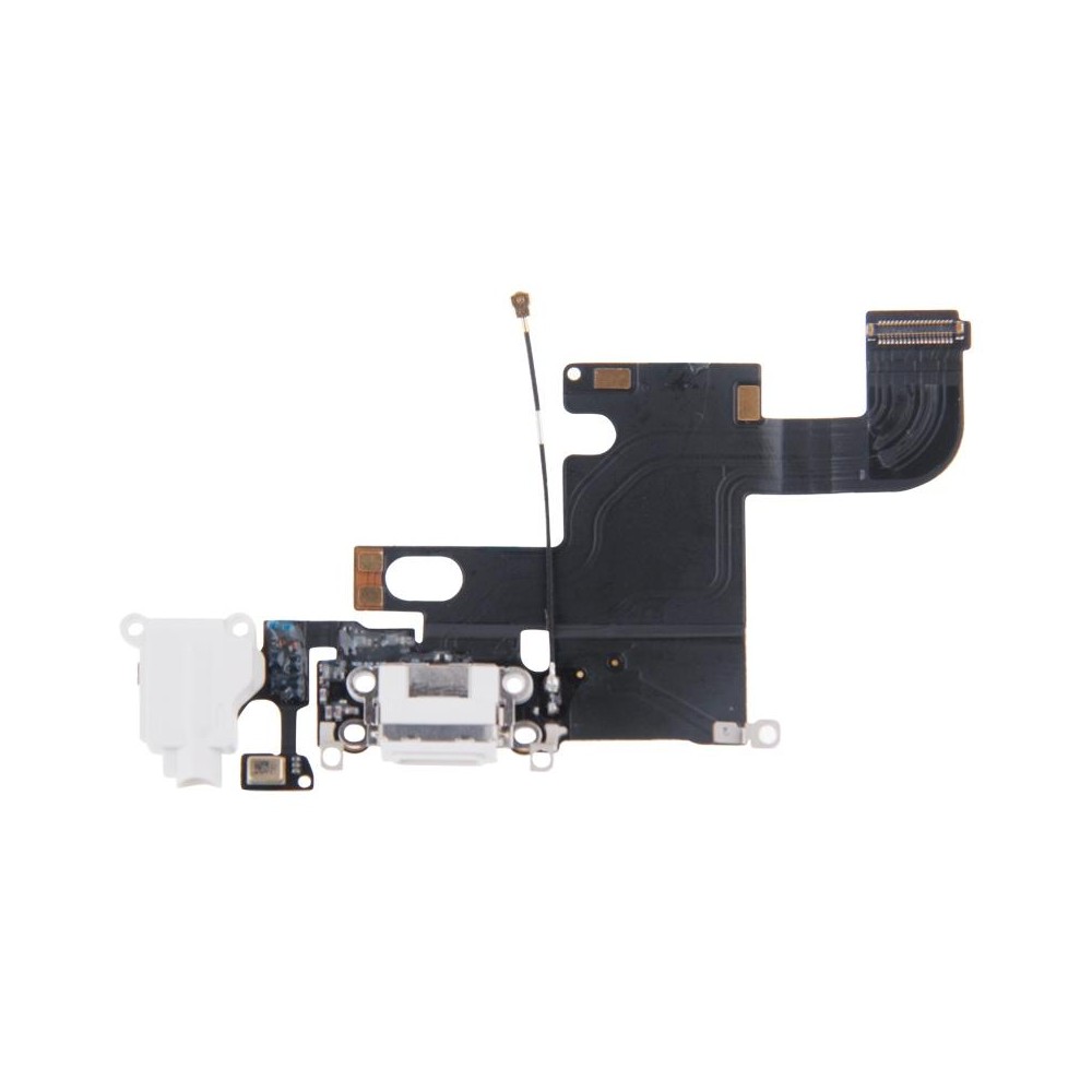 Charging Port Dock Connector Flex Cable  for iPhone 6(White)