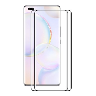 2 PCS For Honor 50 Pro ENKAY 3D Heat Bending Tempered Glass Film