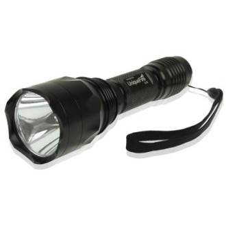 UniqueFire C10 LED Flashlight, CREE XM-L T6 High Power LED, 5 Mode, White Light, Luminous Flux: 700lm, Length: 16cm(Black)