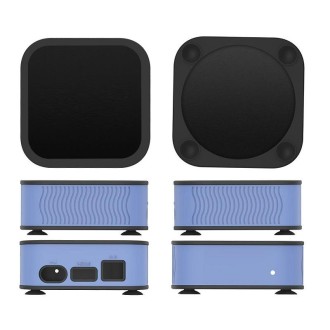 T7 Set-top Box Silicone Case Anti-drop Dust-proof Protective Sleeve for Apple TV 4K(Luminous Blue)