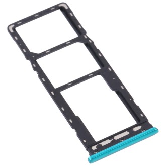 For Infinix Hot 10 X682B X682C SIM Card Tray + SIM Card Tray + Micro SD Card Tray (Green)