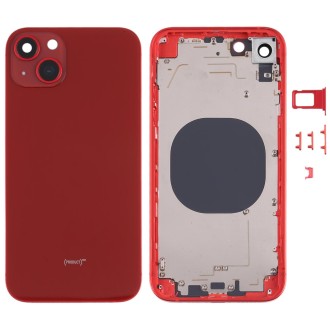 Back Housing Cover with Appearance Imitation of iP13 for iPhone XR(Red)