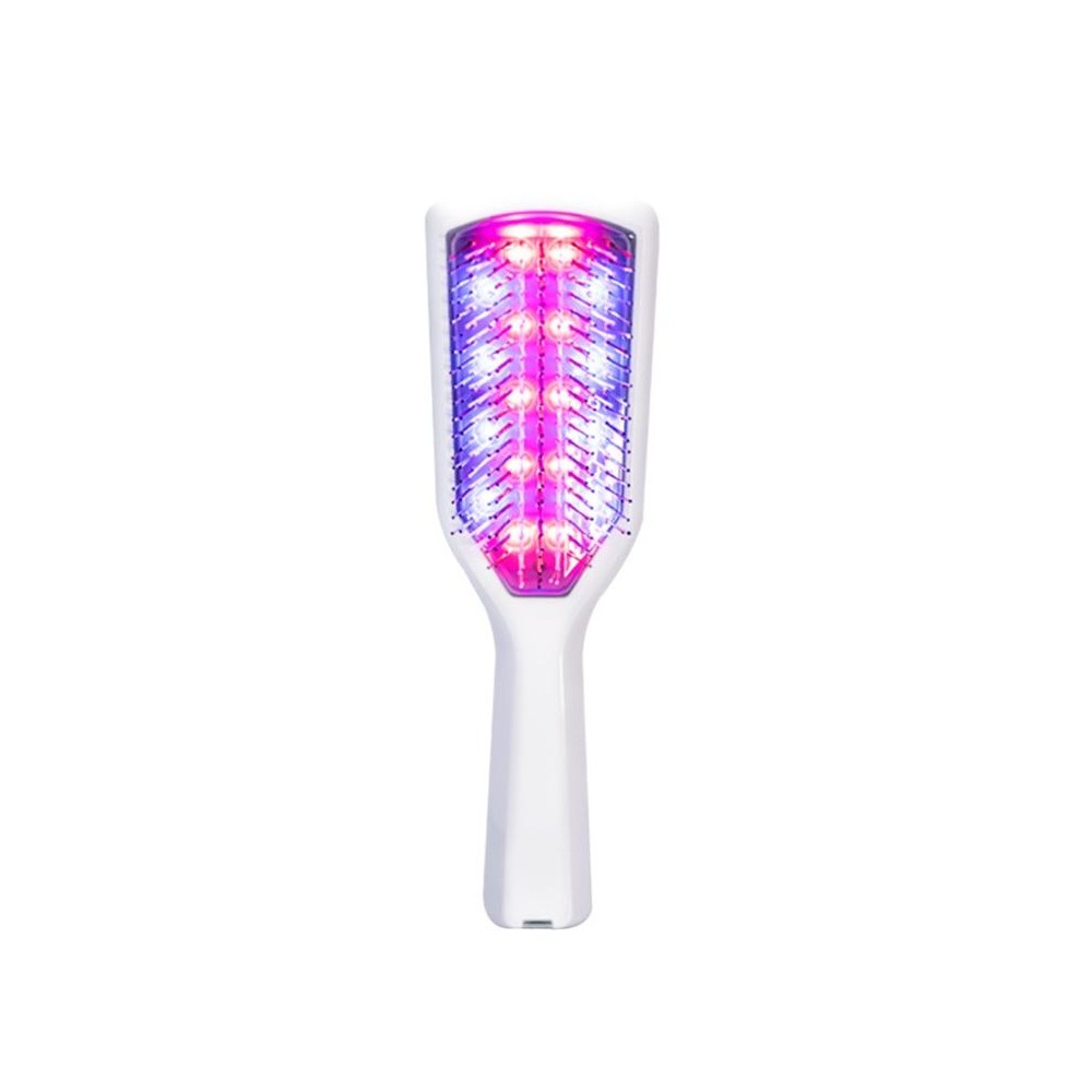 KAKUSAN KKS-203 Red Light Vibration Hair Comb Light Therapy Scalp Massage Instrument(White)