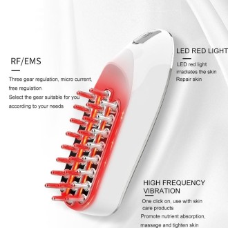 KAKUSAN KKS-189 EMS Microcurrent RF Hair Care Meridian Electric Massage Instrument(White)