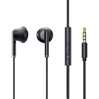 JOYROOM JR-EW07 3.5mm Wire-controlled Half In-ear Gaming Earphone with Microphone (Black)