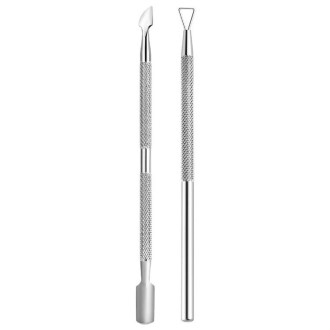 FABIYAN Stainless Steel Dead Skin Shear Steel Push Nail Art Tool Set, Specification: Set 1