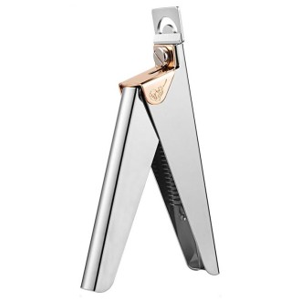 Nail Word Cut French U-Shaped Cut Fake Nail Cut Stainless Steel Nail Knife, Color Classification: Silver