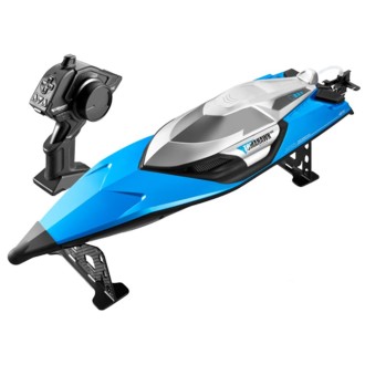 S2 Waterproof High Speed RC Speedboat Toy Boat(Blue)