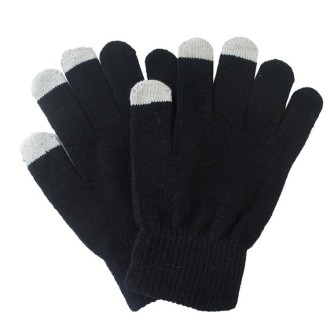 Dot Gloves of Touch Screen, For iPhone, Galaxy, Huawei, Xiaomi, HTC, Sony, LG and other Touch Screen Devices(Black)