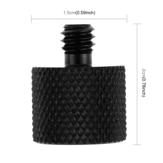 PULUZ 3/8 inch Female Thread to 1/4 inch Male Thread Adapter Screw