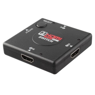 3 Ports 1080P HDMI Switch(Black)