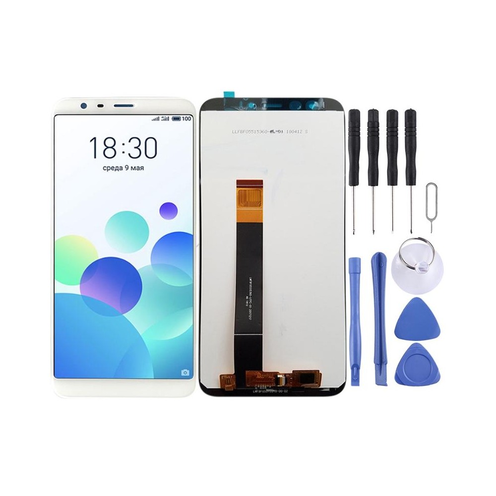 TFT LCD Screen for Meizu M8c M908L with Digitizer Full Assembly(White)