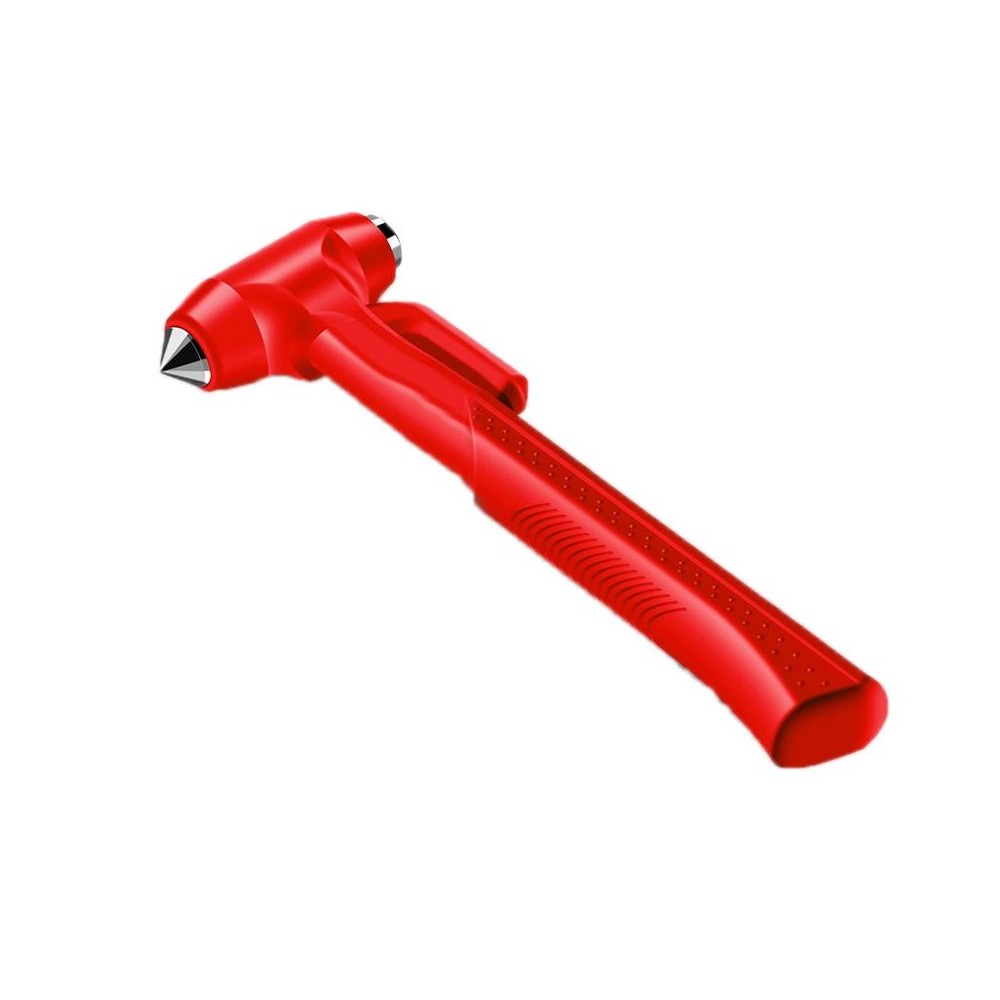 Car Safety Life-Saving Hammer Car Emergency Multifunctional Window Breaker, Colour: Upgraded Red