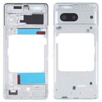 For Google Pixel 7 Front Housing LCD Frame Bezel Plate(Silver)