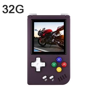 ANBERNIC RG Nano  1.54-Inch IPS Linux System Classic Pocket Retro Game Console 32G 3000 Games(Dark Purple)