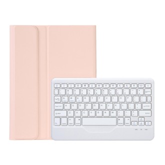 OP11-B Lambskin Texture Ultra-thin Bluetooth Keyboard Leather Case For OPPO Pad 11 inch(Pink)