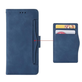 For Xiaomi Black Shark 5 RS Skin Feel Calf Texture Card Slots Leather Phone Case(Blue)