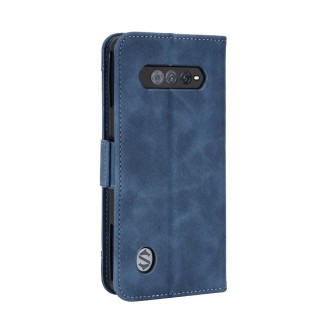 For Xiaomi Black Shark 5 RS Skin Feel Calf Texture Card Slots Leather Phone Case(Blue)