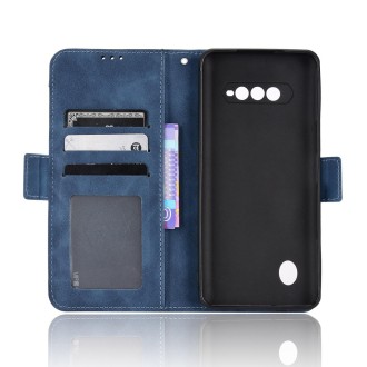 For Xiaomi Black Shark 5 RS Skin Feel Calf Texture Card Slots Leather Phone Case(Blue)