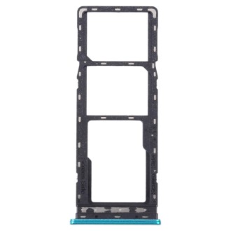 For Infinix Zero 8 X687 SIM Card Tray + SIM Card Tray + Micro SD Card Tray (Green)