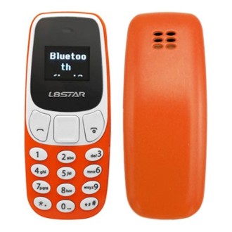 GTStar BM10 Mini Mobile Phone, Hands Free Bluetooth Dialer Headphone, MP3 Music, Dual SIM, Network: 2G(Orange)