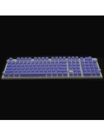Pudding Double-layer Two-color 108-key Mechanical Translucent Keycap(Violet)
