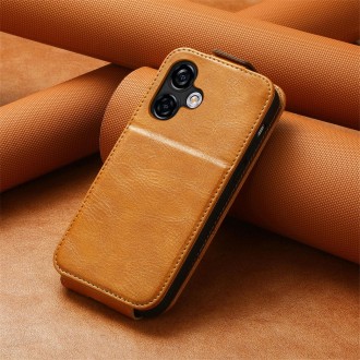 For Ulefone Note 16 Pro Zipper Wallet Vertical Flip Leather Phone Case(Brown)