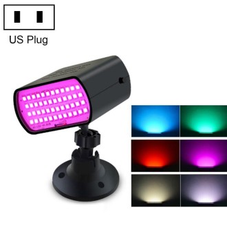 13W 48 LED Full Color Strobe Lights Bar Party Decoration Strobe Stage Lights(US Plug)