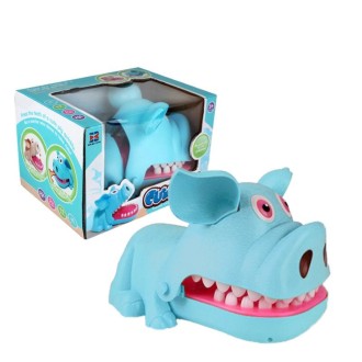 Spoof Bite Finger Toy Parent-Child Game Tricky Props, Style: 3215A Pig-Blue