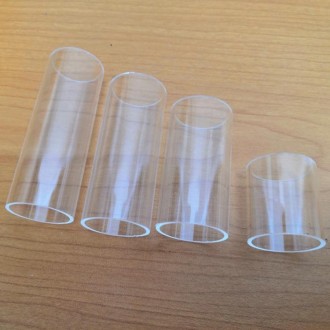 5PCS Acrylic Guitar Slide Tube Folk Slide Block, Size:70mm(Transparent)