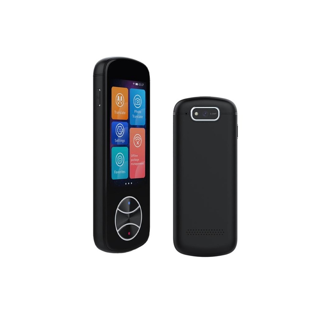 V10 3.0 inch Touch Screen Smart Translator 107 Languages with Offline Translation / Photo Translation(Black)