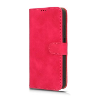 For Ulefone Note 16 Pro Skin Feel Magnetic Flip Leather Phone Case(Rose Red)