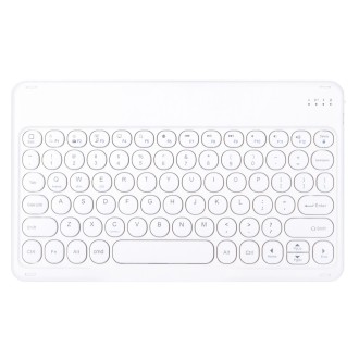 X4 Universal Round Keys Panel Spray Color Bluetooth Keyboard(White)