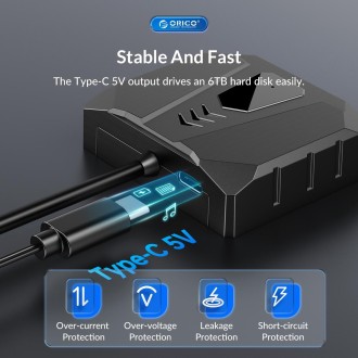 ORICO UTS2 USB 3.0 2.5-inch SATA HDD Adapter, Cable Length:0.3m