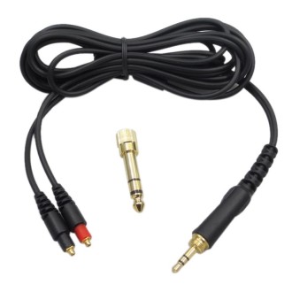 ZS0108 MMCX Interface Headphone Audio Cable for Shure SRH1440 SRH1540 SRH1840 (Black)