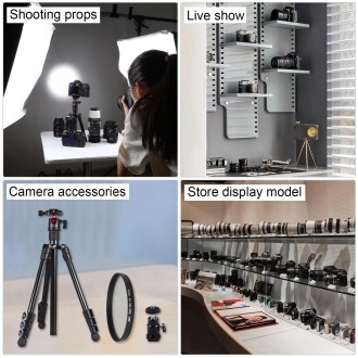 Non-Working Fake Dummy DSLR Camera Model Photo Studio Props (Black)