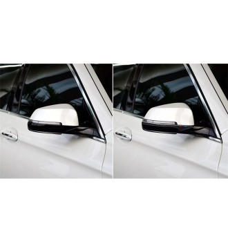 Three Color A Carbon Fiber Car Rearview Mirror Bumper Strip Decorative Sticker for BMW 5 Series E60 2008-2010 / F10 2011-2017 / 