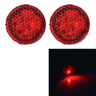 2 PCS Car Door Anti-collision Warning Strobe Light (Red Light)