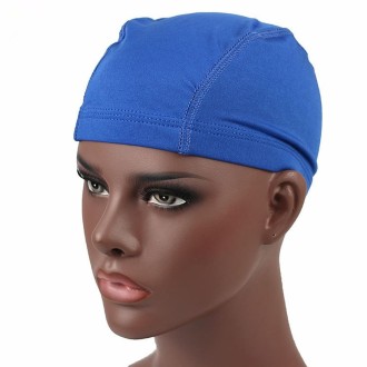 Hip Hop Dome Cap Wig Elastic Cap (Sapphire Blue)